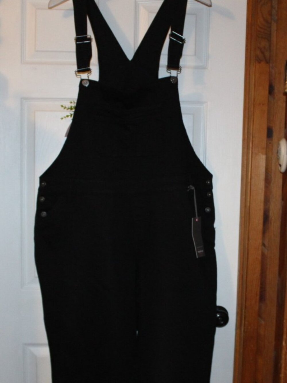 NWT Torrid Premium Stretch blk overalls 5X(28W) NICE!